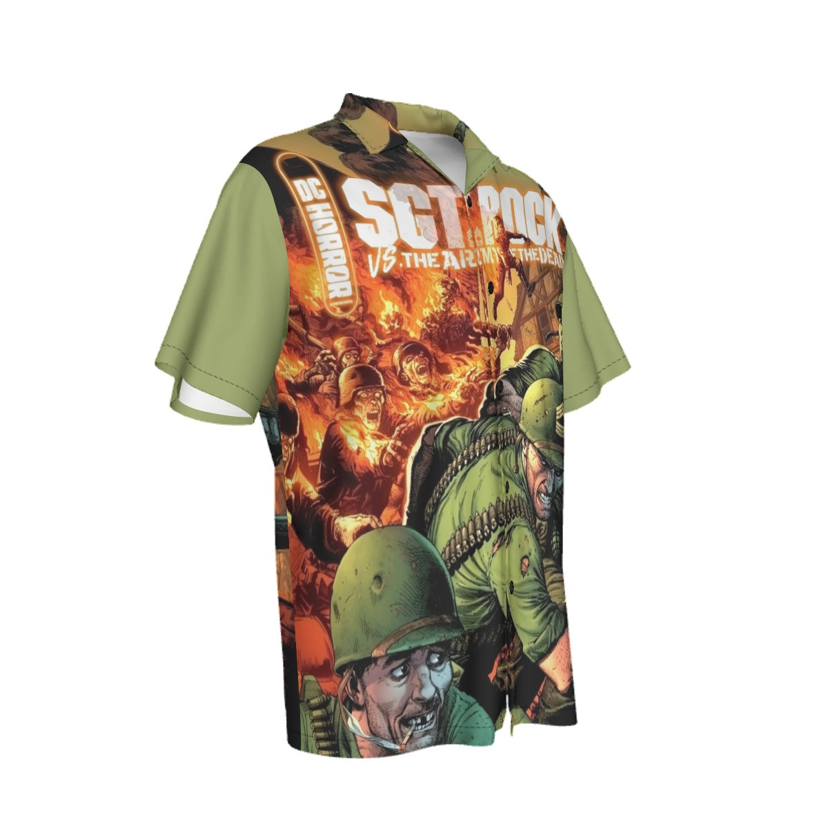 SGT ROCK VS ARMY OF THE DEAD ALL OVER PRINT SHIRT AND TANK TOP
