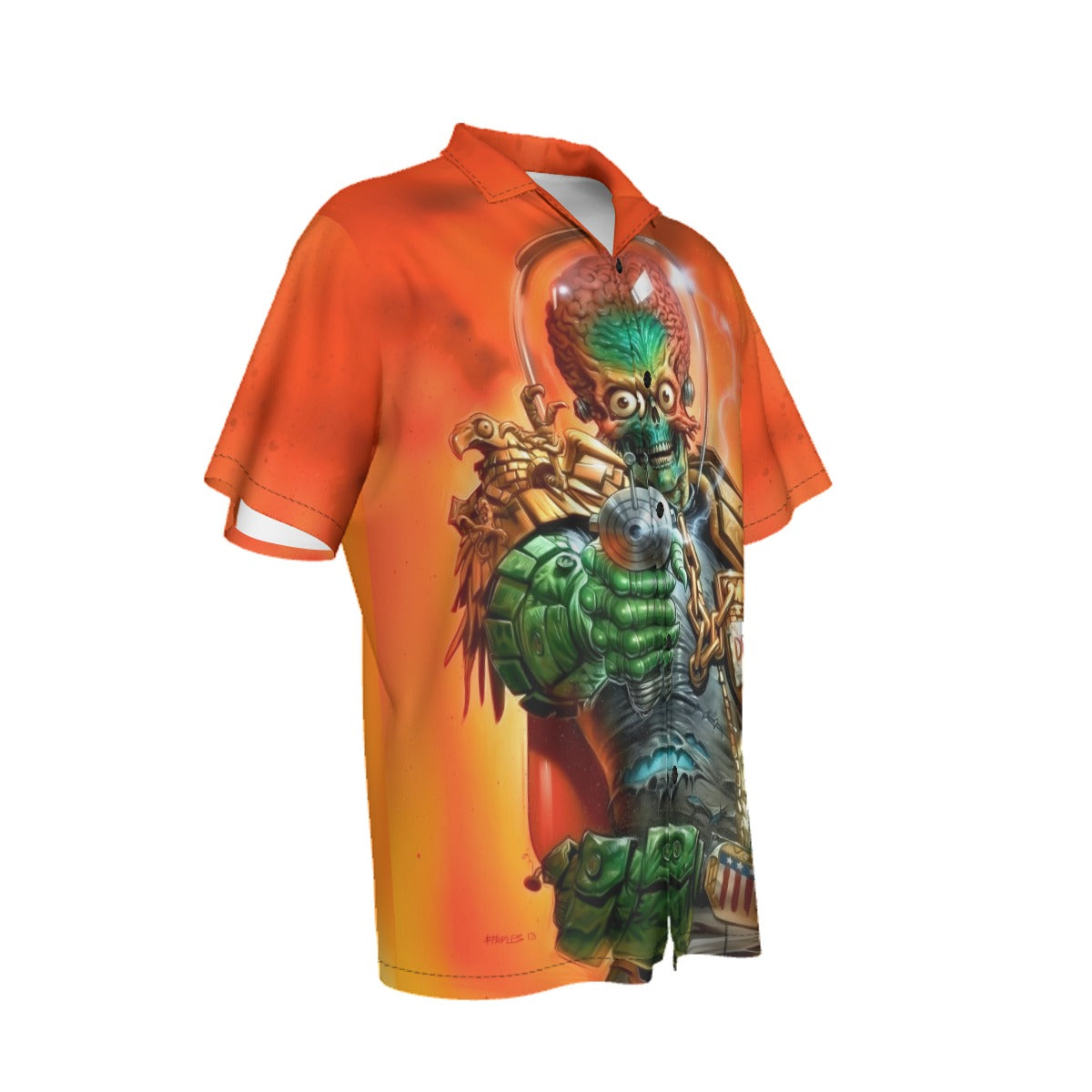 MARS ATTACK JUDGE DREDD 2 ALL OVER PRINT SHIRT AND TANK TOP