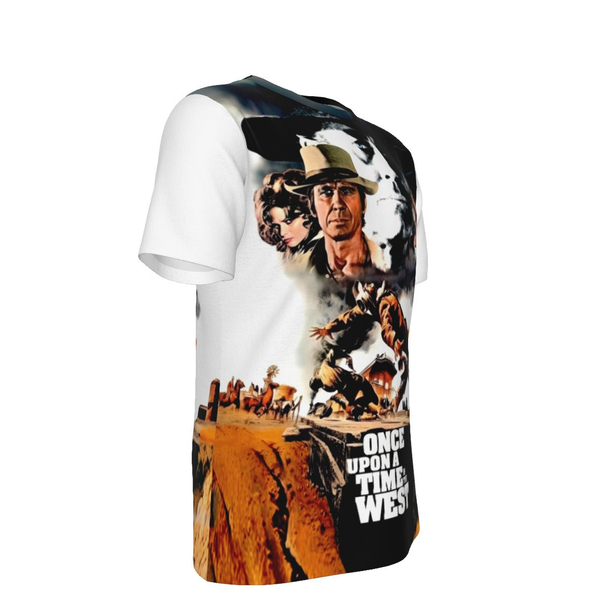ONCE UPON A TIME IN THE WEST MOVIE POSTER ALL OVER PRINT SHIRT AND TANK TOP