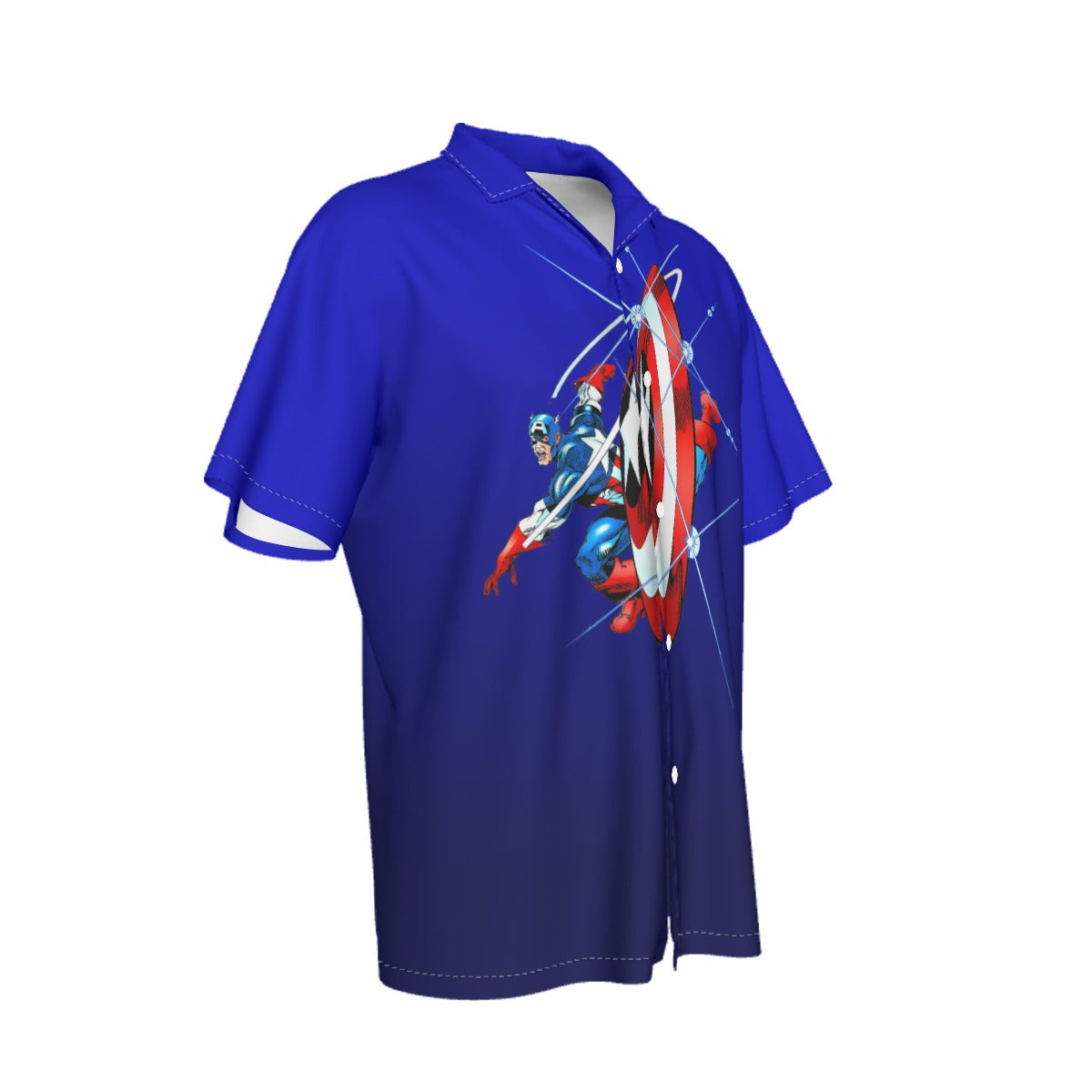 CAPTAIN AMERICA RED WHITE AND BOOM ALL OVER PRINT SHIRT AND TANK TOP