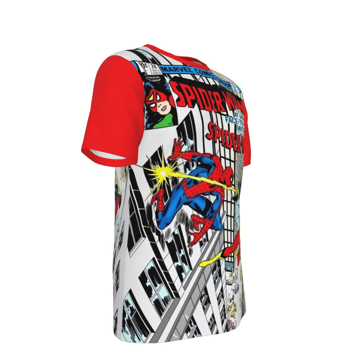 SPIDERWOMAN 20 ALL OVER PRINT SHIRT AND TANK TOP- SPIDERMAN