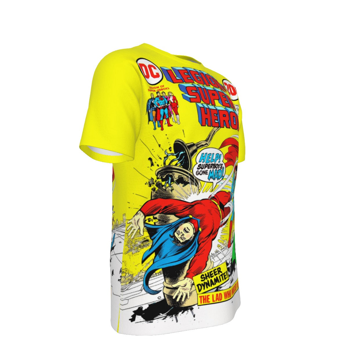 LEGION OF SUPERHEROES 1 V1 ALL OVER PRINT SHIRT AND TANK TOP - SUPERBOY