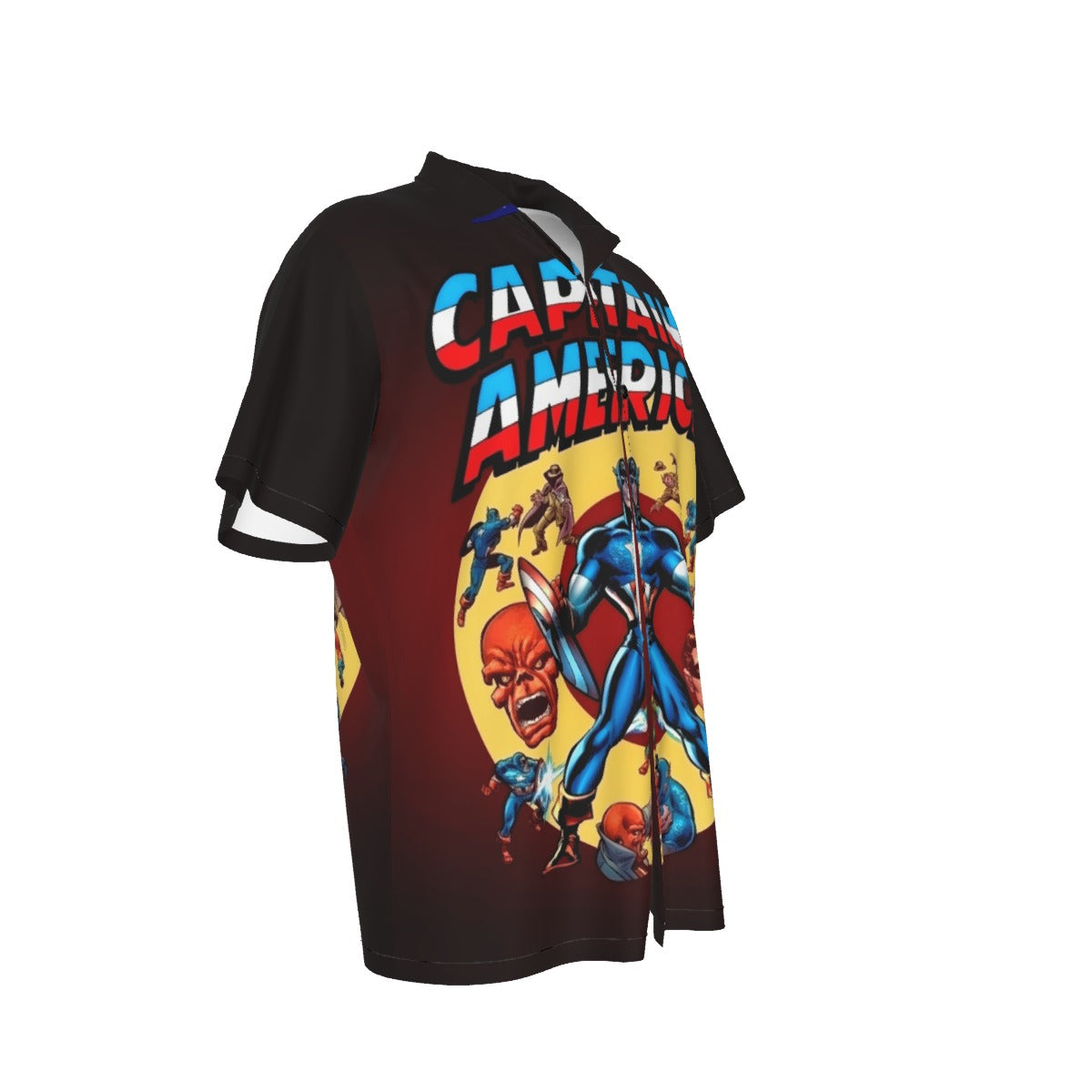 CAPTAIN AMERICA HERO OR HOAX ALL OVER PRINT SHIRT AND TANK TOP