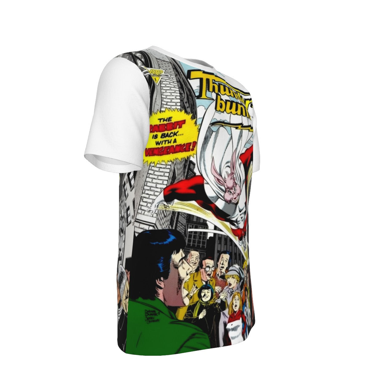 THUNDER BUNNY 1 POSTER ALL OVER PRINT SHIRT AND TANK TOP