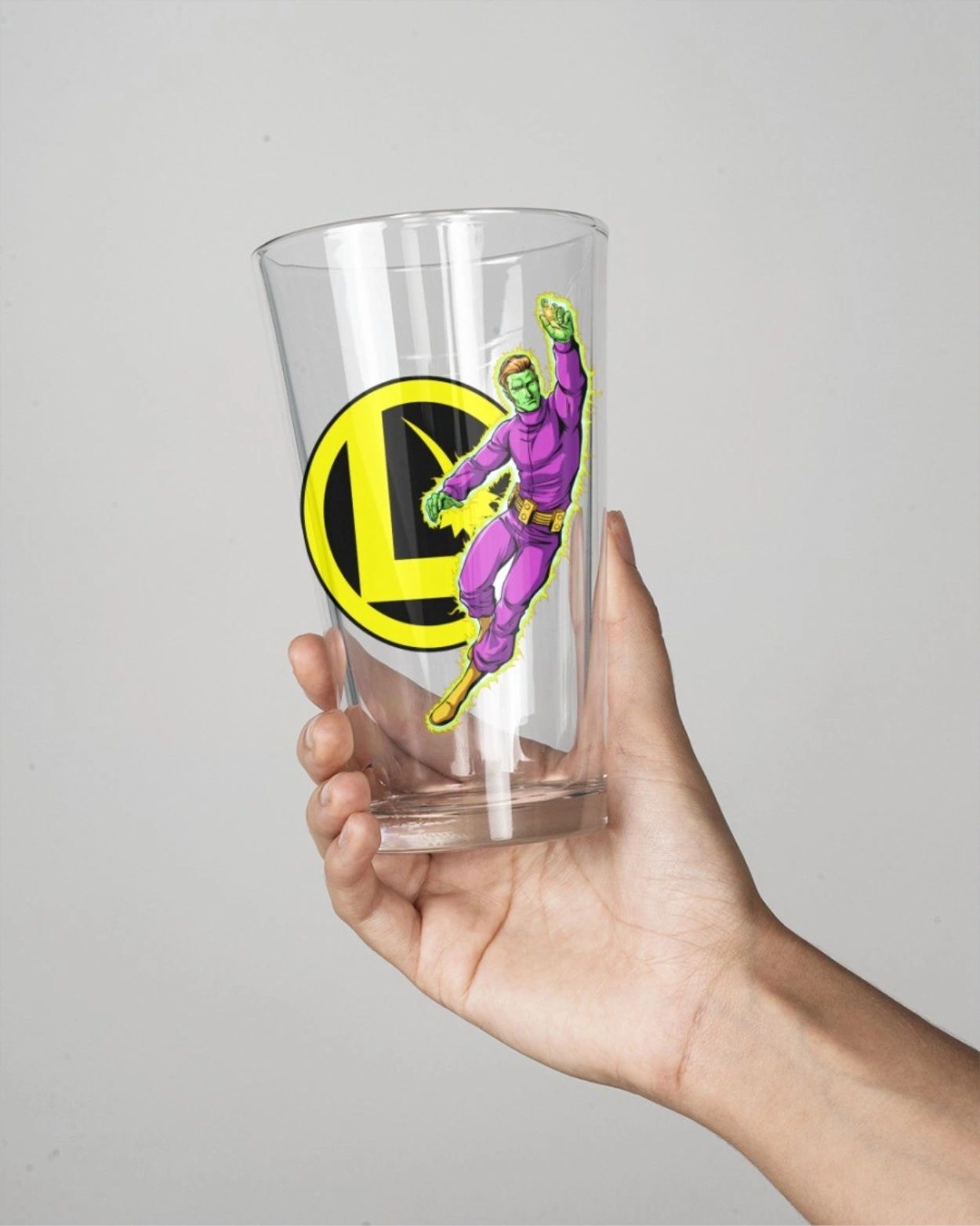 BRAINIAC 5 Pint Glass (with Free Shipping)