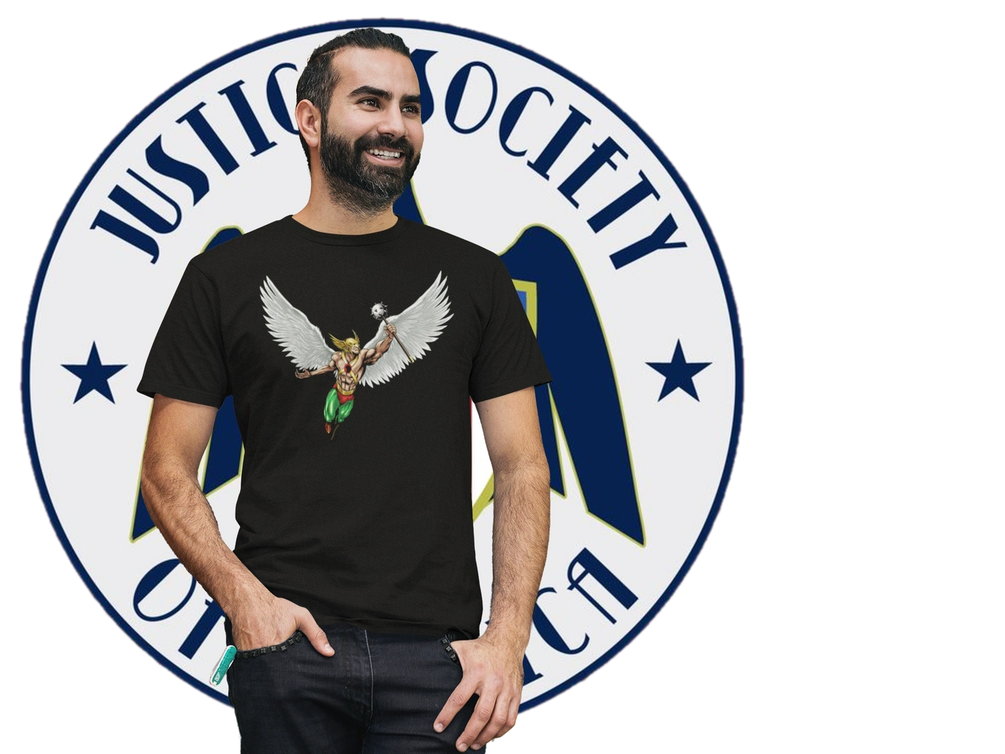 HAWKMAN READY JSA Shirt