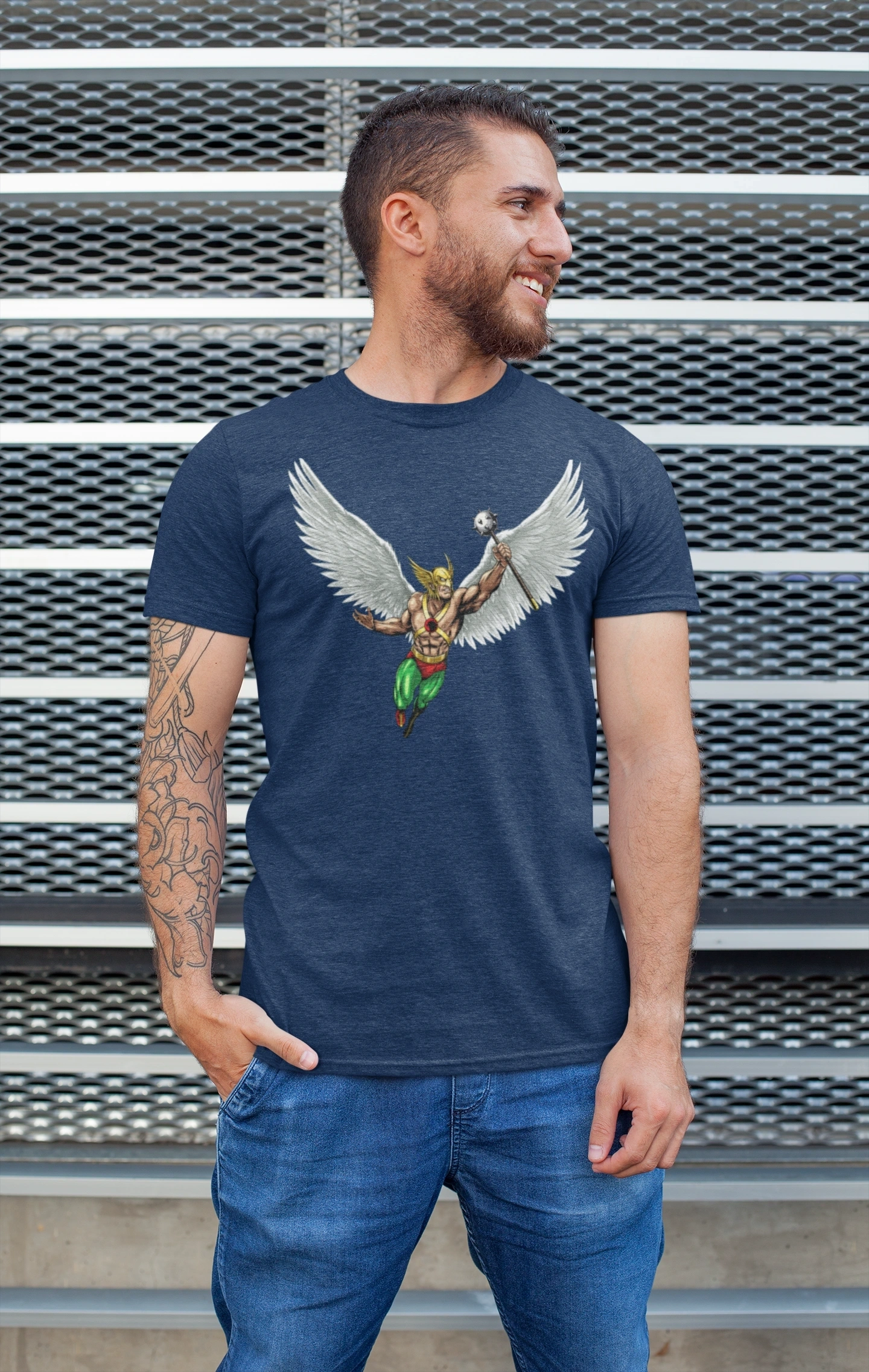 HAWKMAN READY JSA Shirt