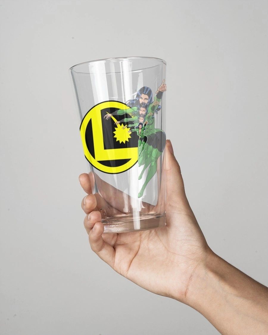 SHRINKING VIOLET PINT GLASS