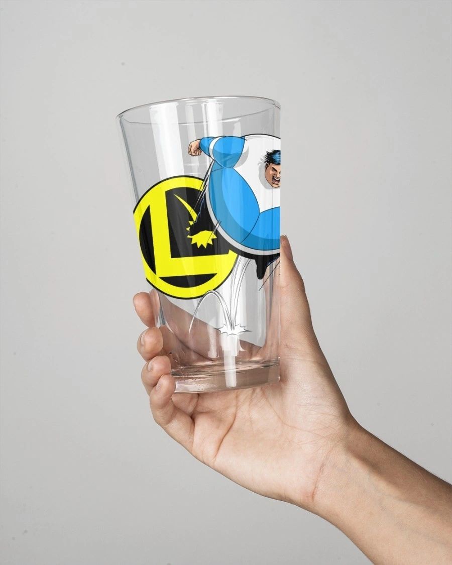 BOUNCING BOY Pint Glass (with Free Shipping)