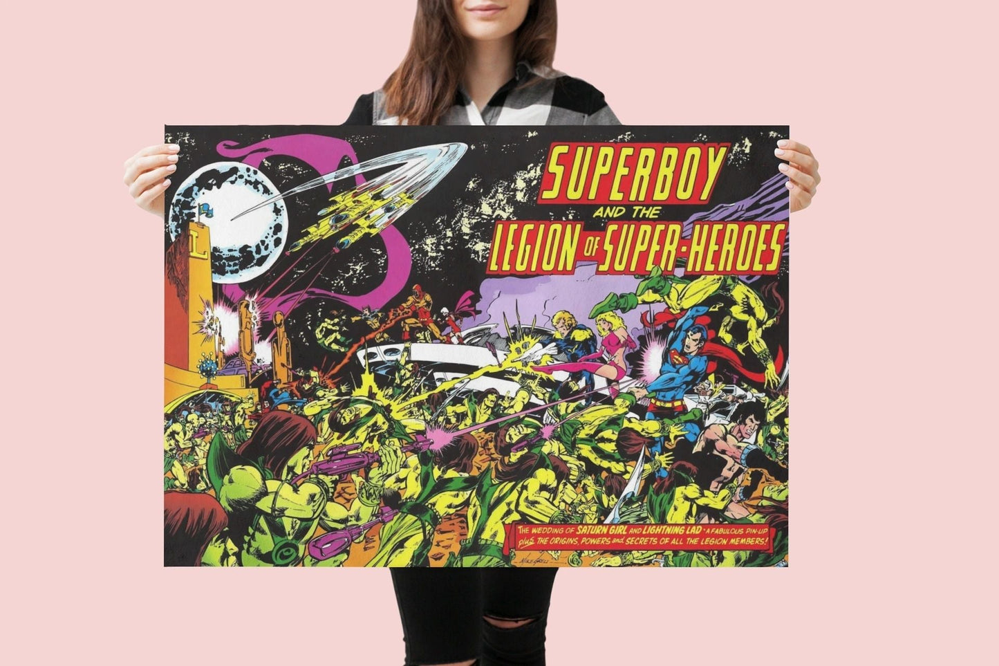 SUPERBOY AND THE LEGION TABLOID COVER POSTER (LIMITED EDITION)