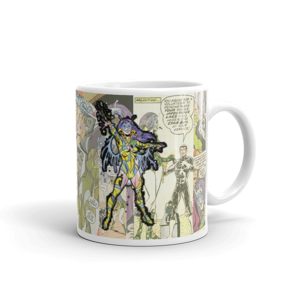 Infectious Lass Collage Anniversary Mugs