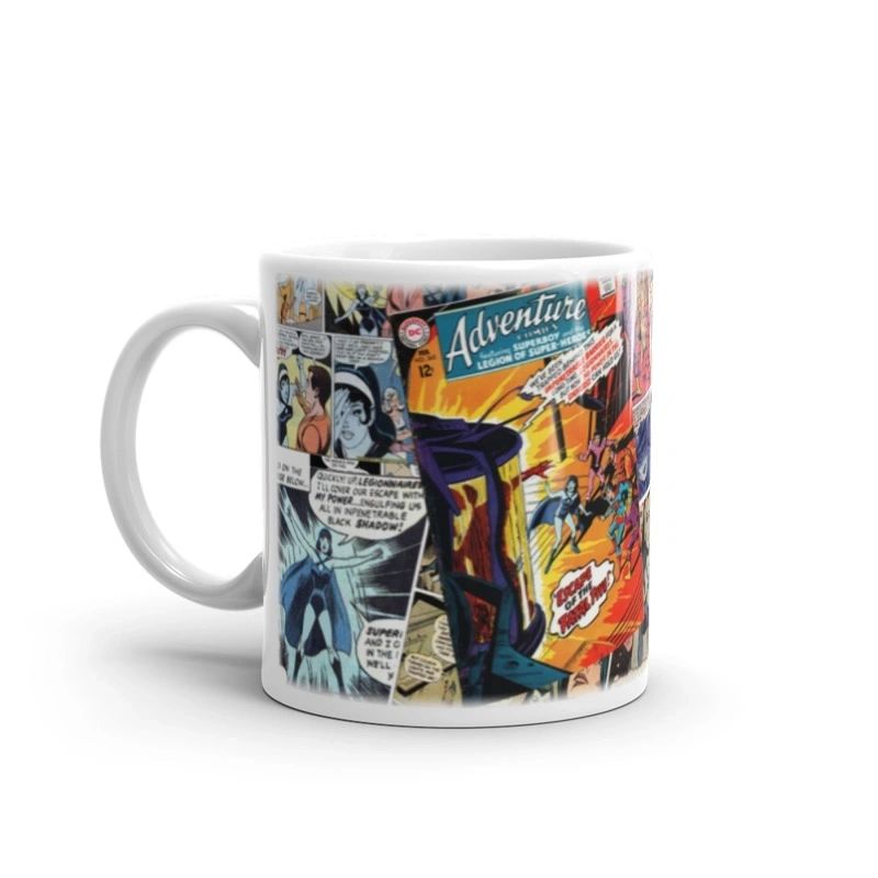 Shadow Lass Collage Anniversary Mugs