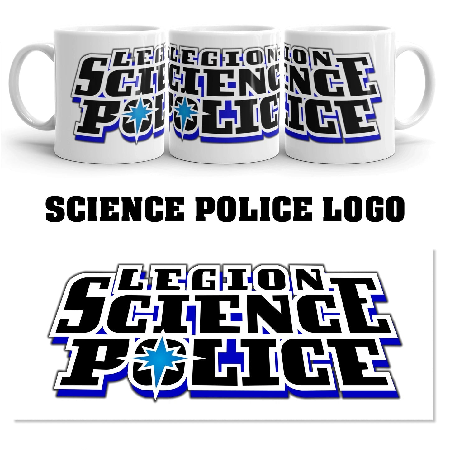 Science Police Anniversary Mugs