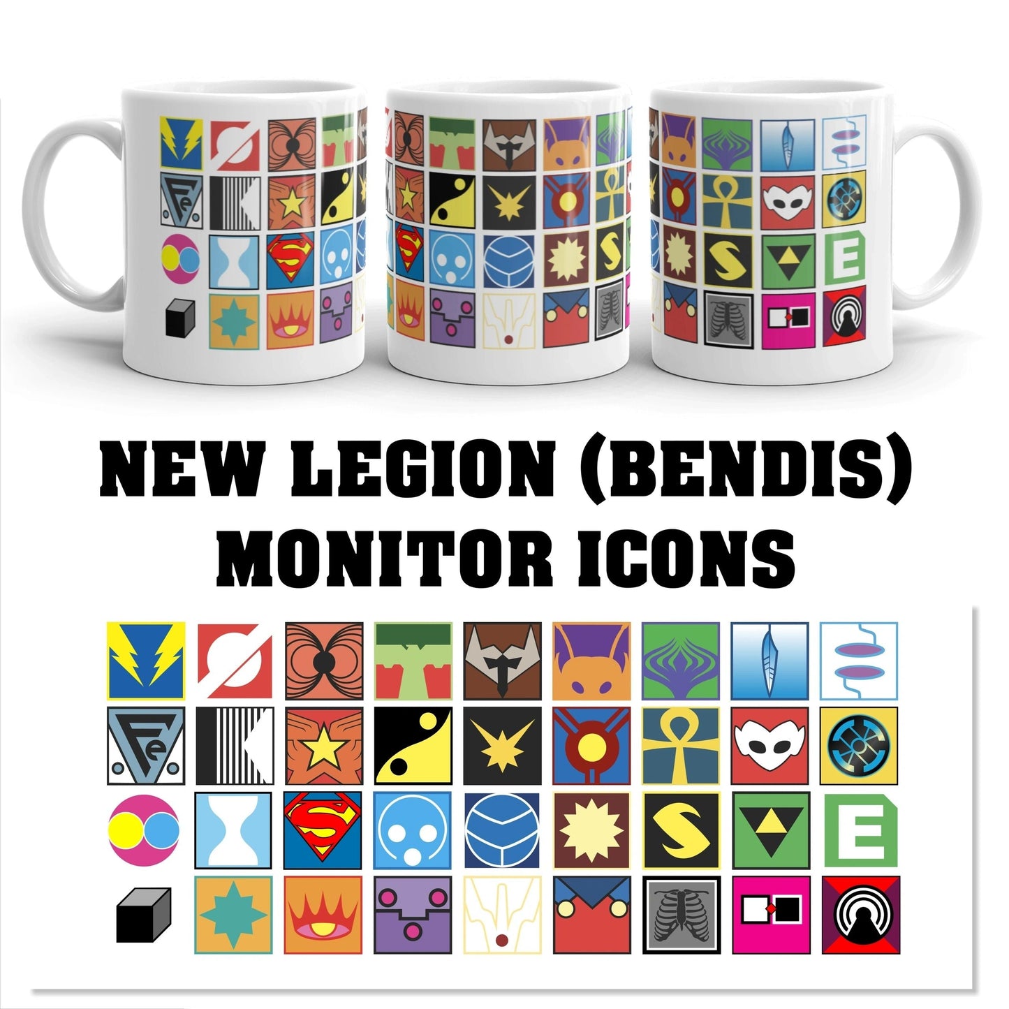 Legion Icons (Bendis) Anniversary Mugs