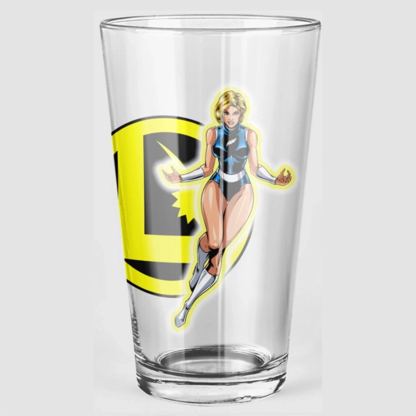 LIGHT LASS/LIGHTNING LASS READY Pint Glass (with Free Shipping)