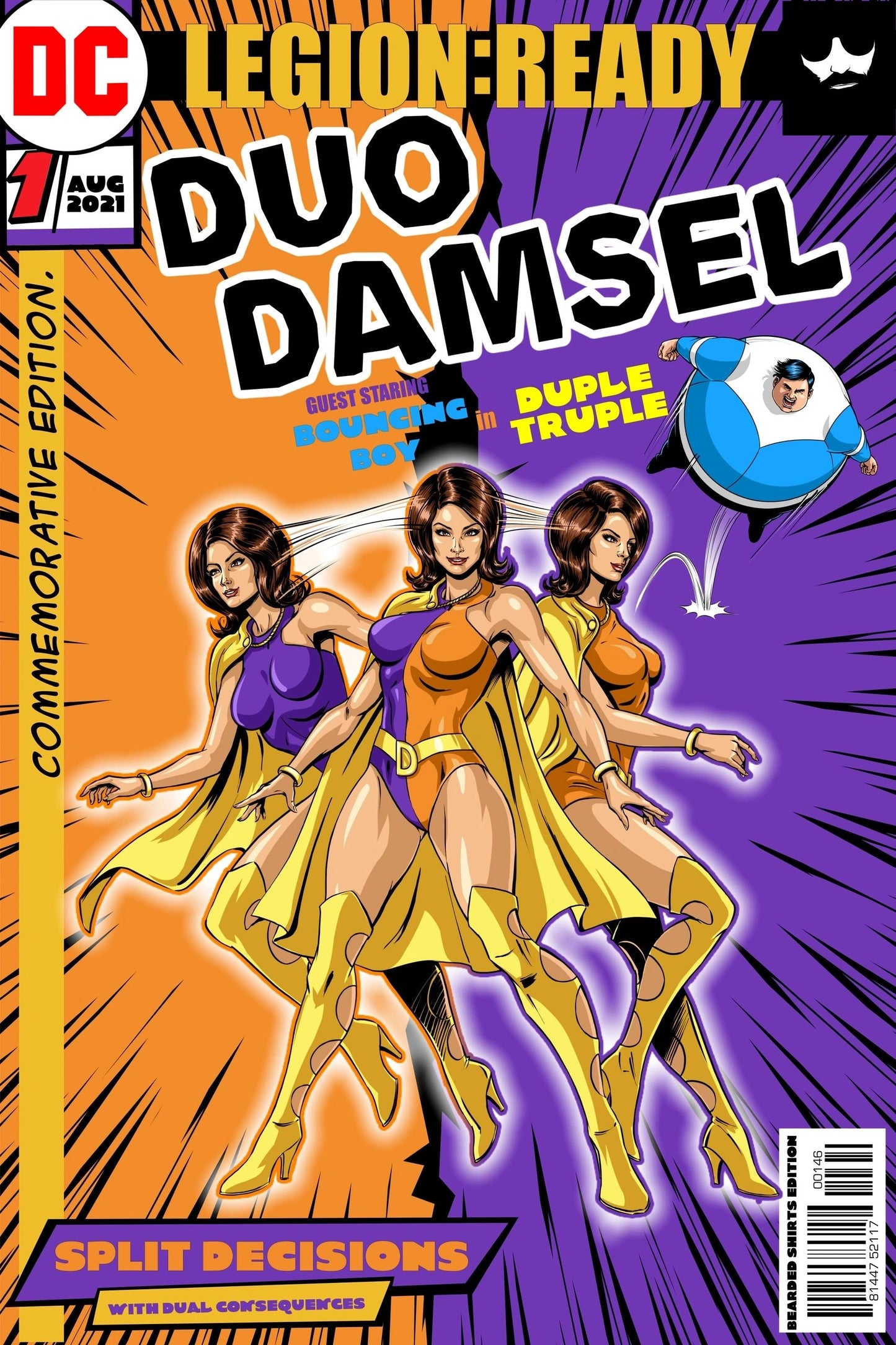 DUO DAMSEL READY Mock up cover