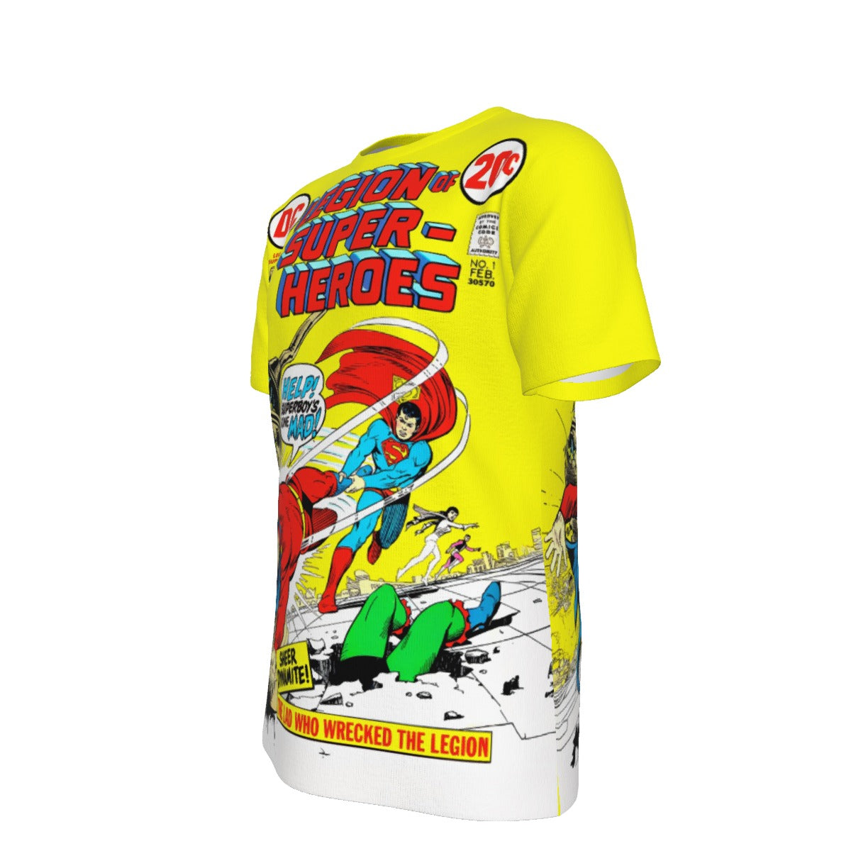 LEGION OF SUPERHEROES 1 V1 ALL OVER PRINT SHIRT AND TANK TOP - SUPERBOY