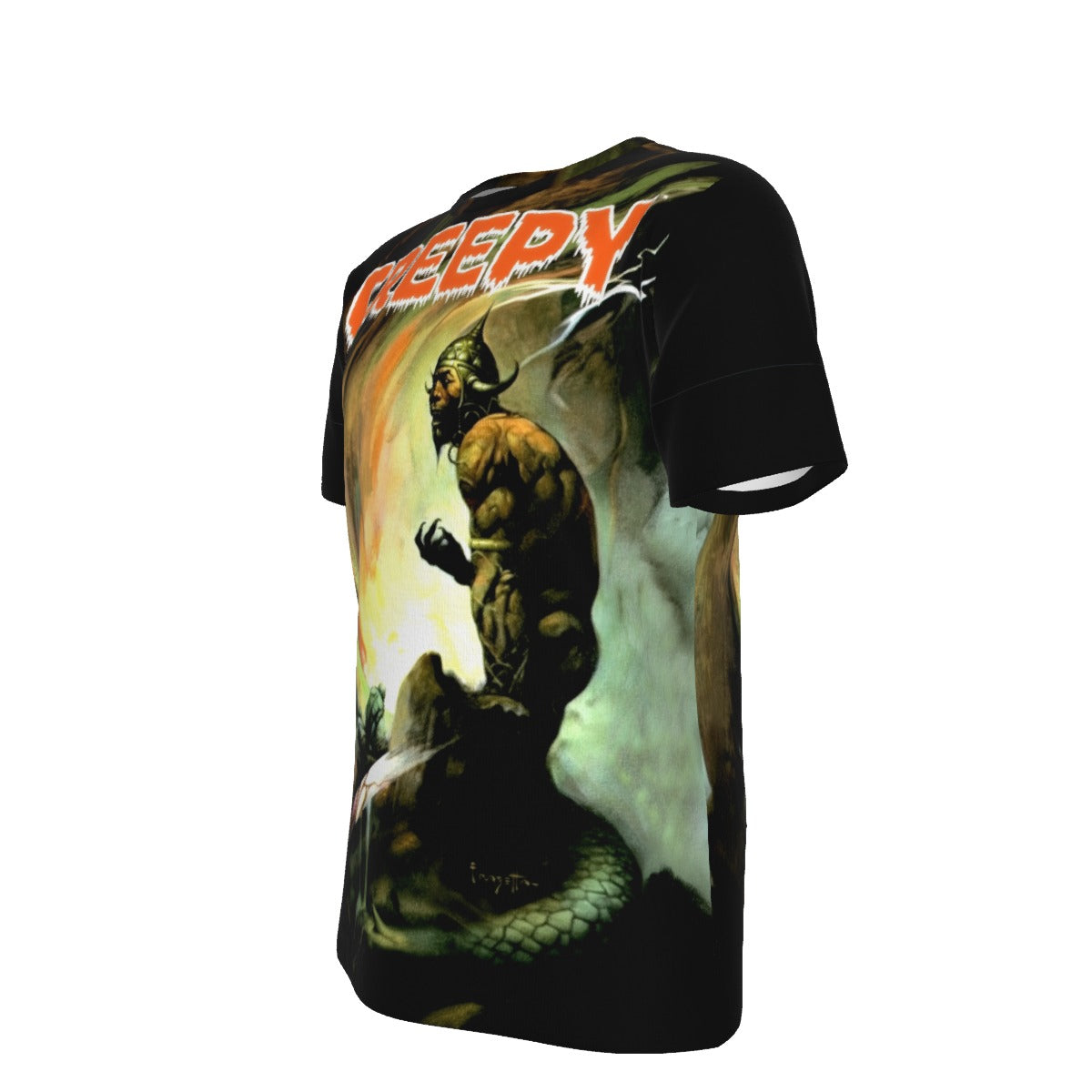 CREEPY 27 ALL OVER PRINT SHIRT AND TANK TOP - FRANK FRAZETTA
