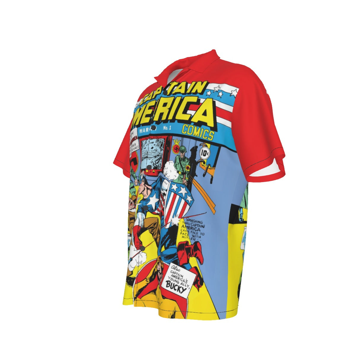 CAPTAIN AMERICA COMICS 1 READY OVER PRINT SHIRT AND TANK TOP