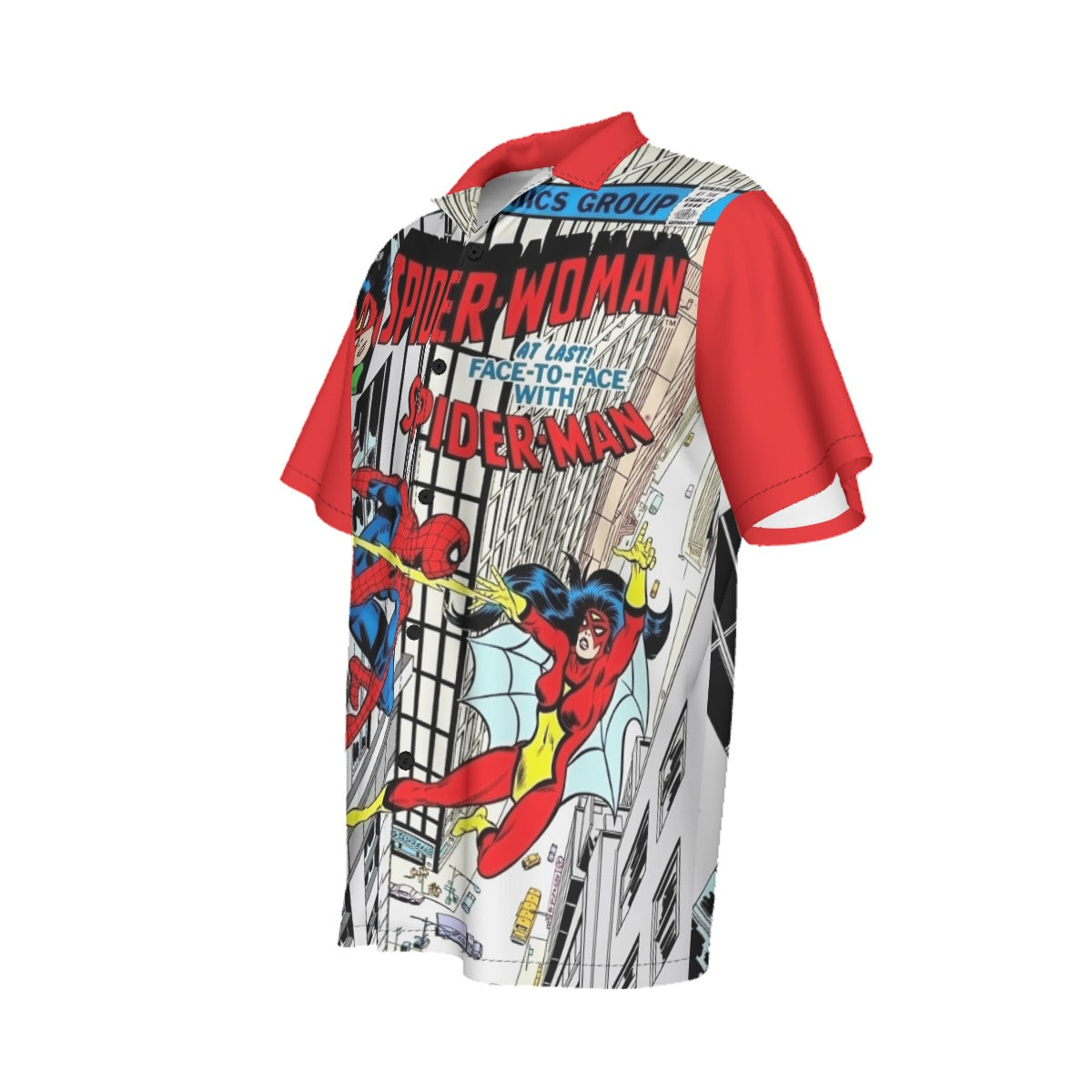 SPIDERWOMAN 20 ALL OVER PRINT SHIRT AND TANK TOP- SPIDERMAN