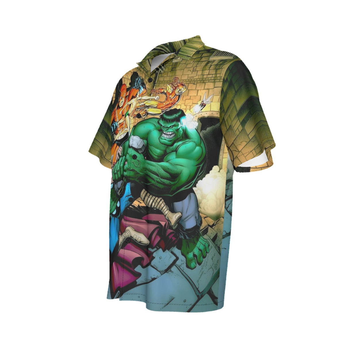 CLASSIC AVENGERS POSTER BY ARTHUR ADAMS ALL OVER PRINT SHIRT AND TANK TOP