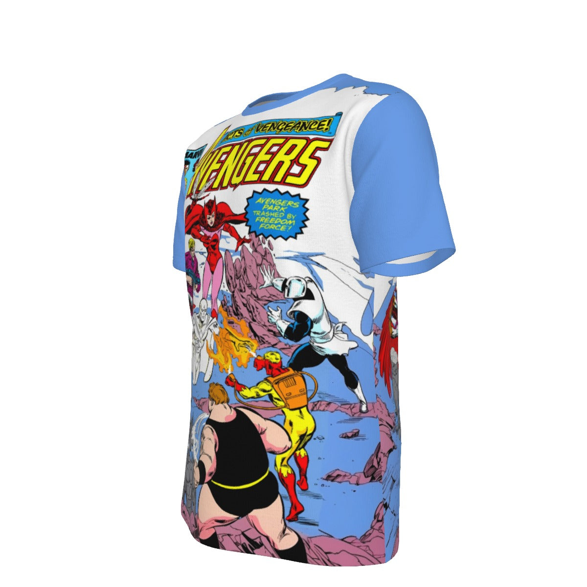 AVENGERS 312 OVER PRINT SHIRT AND TANK TOP