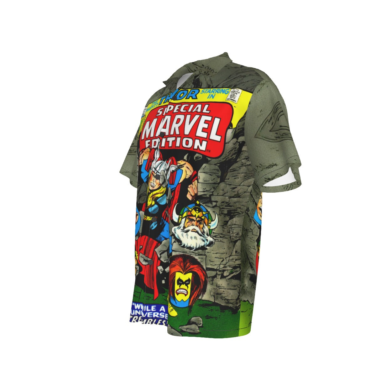 SPECIAL MARVEL EDITION 3 OVER PRINT SHIRT AND TANK TOP - JACK KIRBY ART