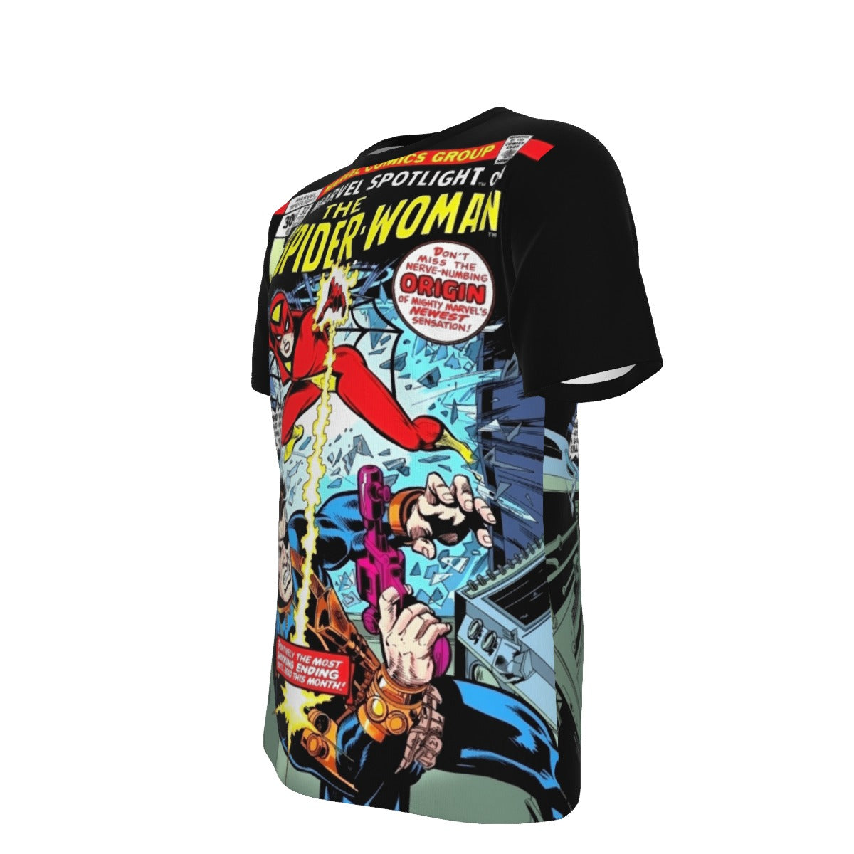 MARVEL SPOTLIGHT 32 1ST SPIDERWOMAN ALL OVER PRINT SHIRT AND TANK TOP