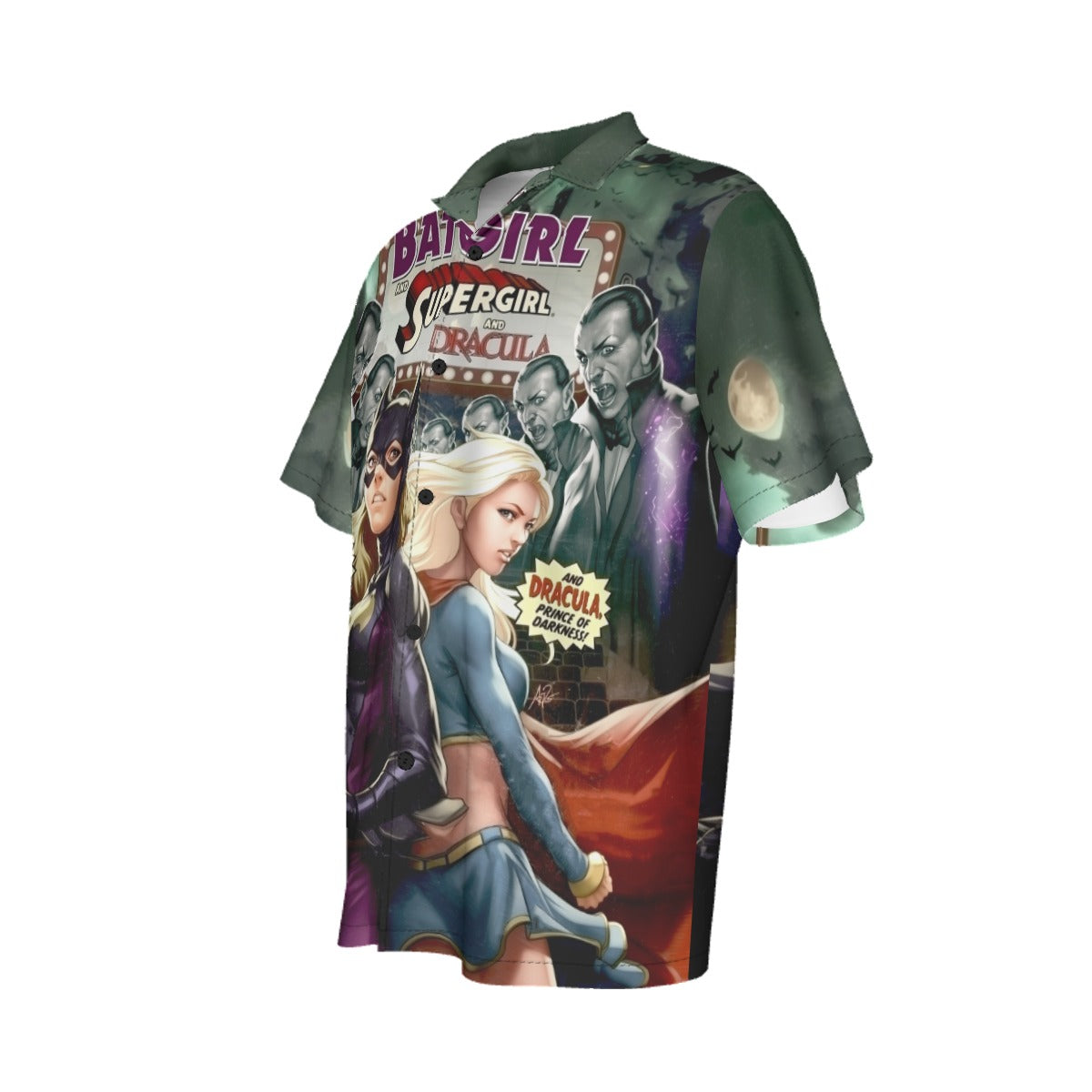 BATGIRL 14 V2 ALL OVER PRINT SHIRT AND TANK TOP - WITH SUPERGIRL