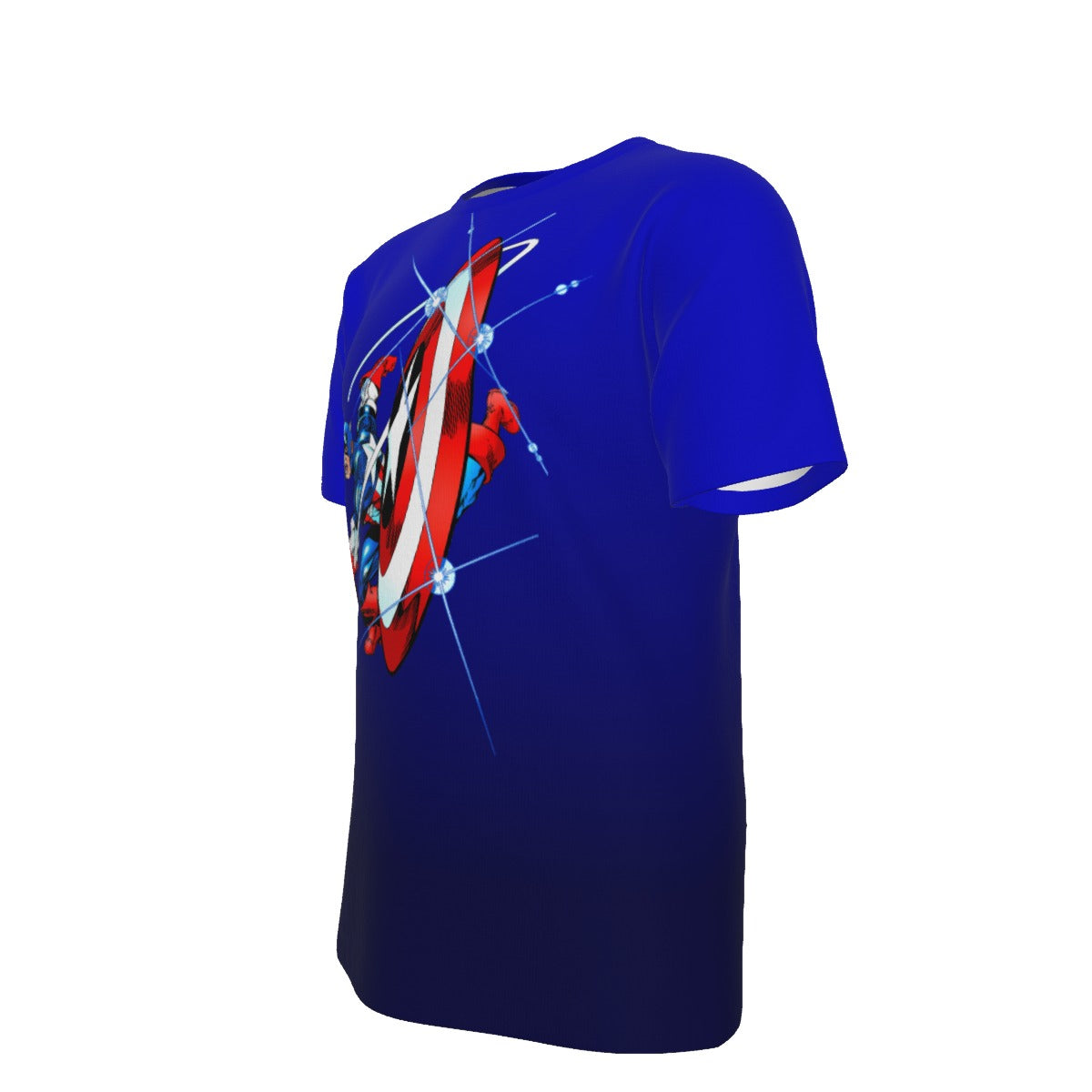 CAPTAIN AMERICA RED WHITE AND BOOM ALL OVER PRINT SHIRT AND TANK TOP