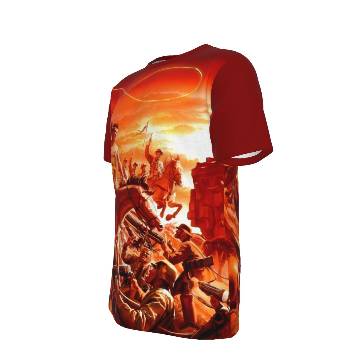WONDER WOMAN 750 RIDING ALL OVER PRINT SHIRT AND TANK TOP - ALEX ROSS ART