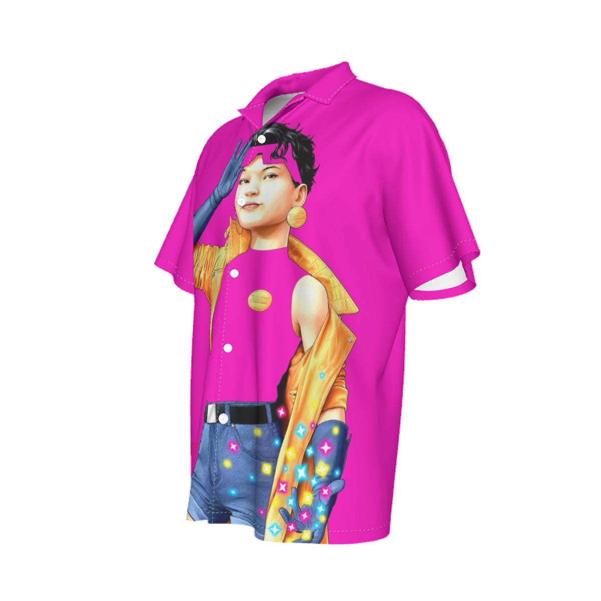 JUBILEE NEGATIVE SPACE ALL OVER PRINT SHIRT AND TANK
