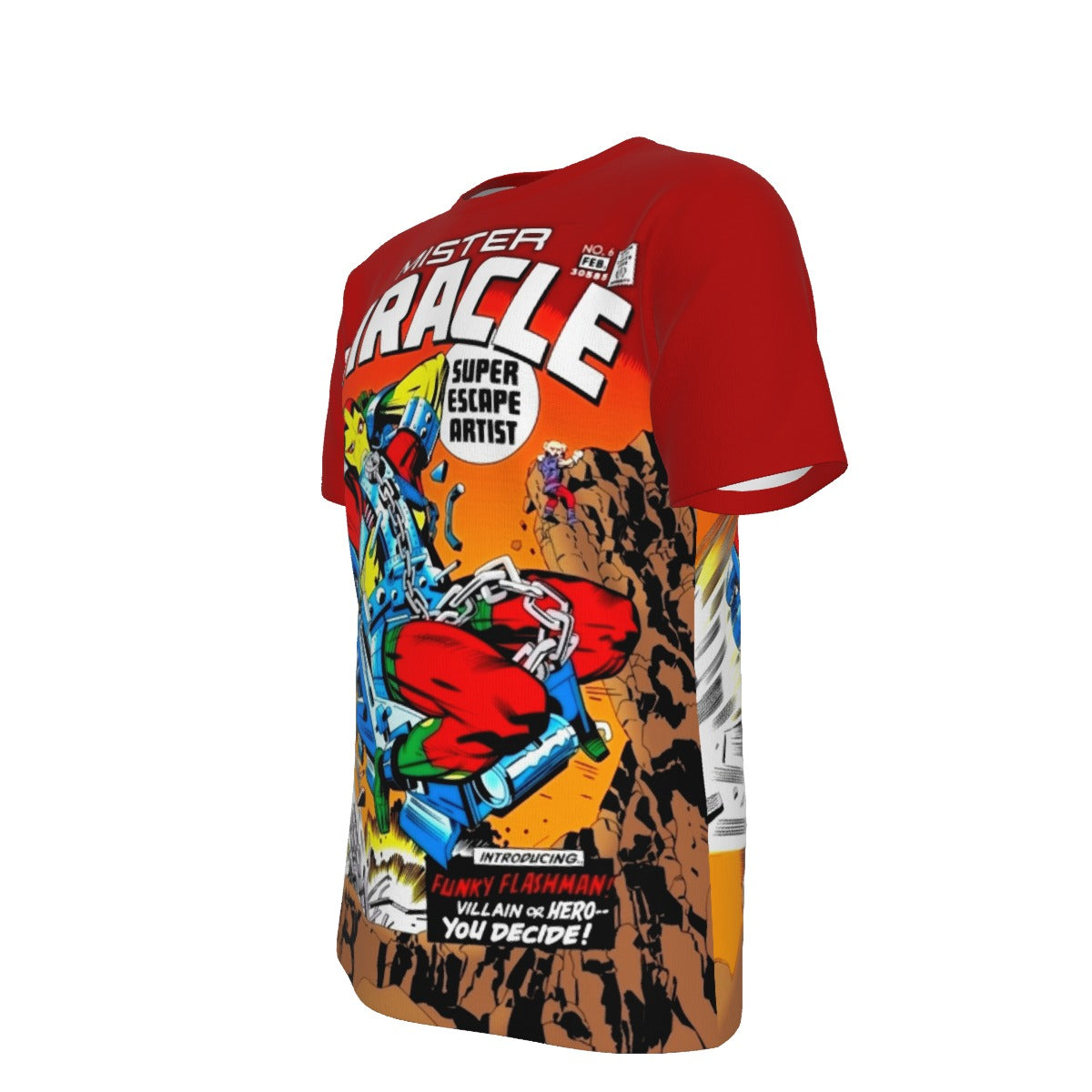 MISTER MIRACLE 5 ALL OVER PRINT SHIRT AND TANK TOP