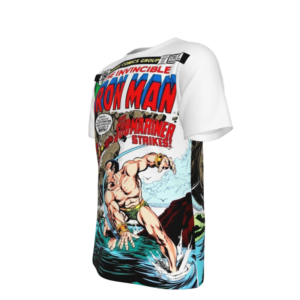 IRON MAN 120 ALL OVER PRINT SHIRT AND TANK TOP - BOB LAYTON ART