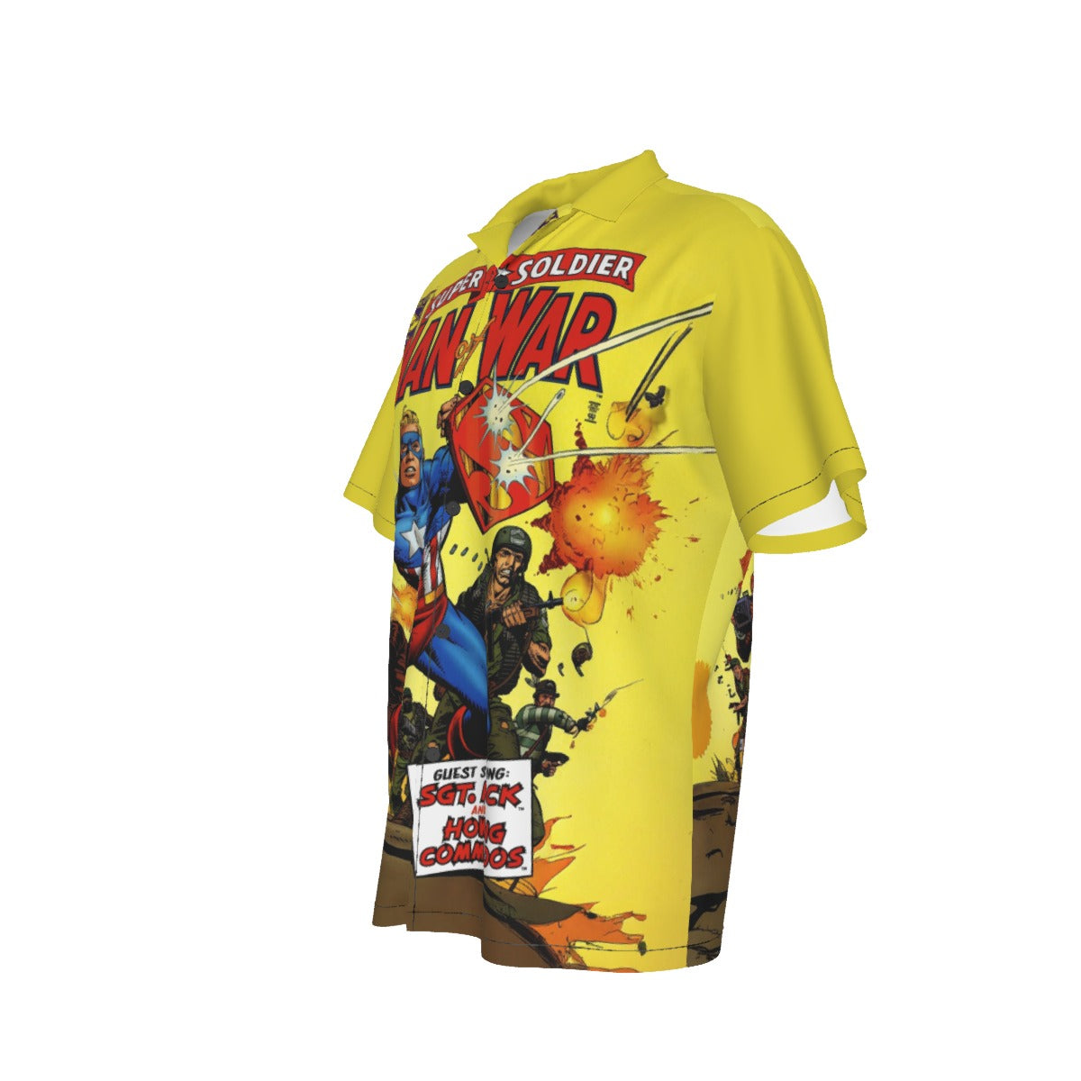 SUPER SOLDIER MAN OF WAR ALL OVER PRINT SHIRT AND TANK TOP