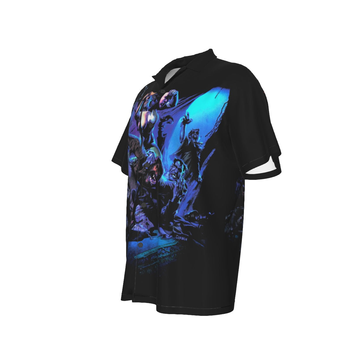 CREEPY RICHARD CORBIN PIN UP ALL OVER PRINT SHIRT AND TANK TOP