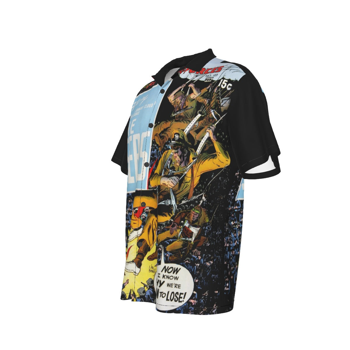 OUR FIGHTING FORCES 121 OVER PRINT SHIRT AND TANK TOP