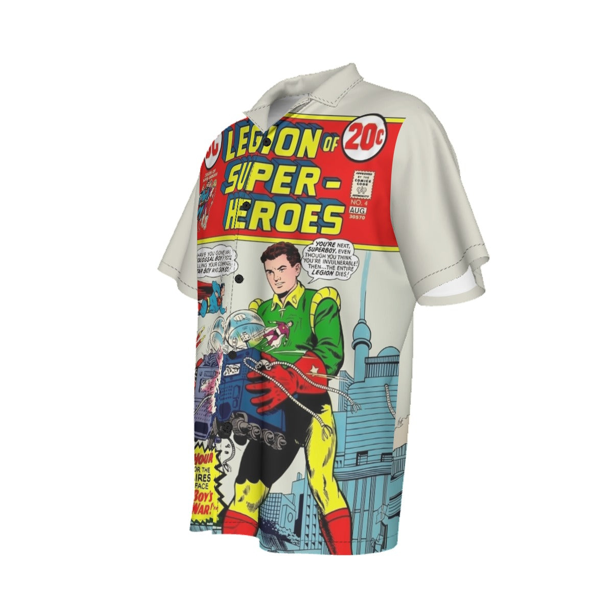 LEGION OF SUPERHEROES 2 V1 OVER PRINT SHIRT AND TANK TOP