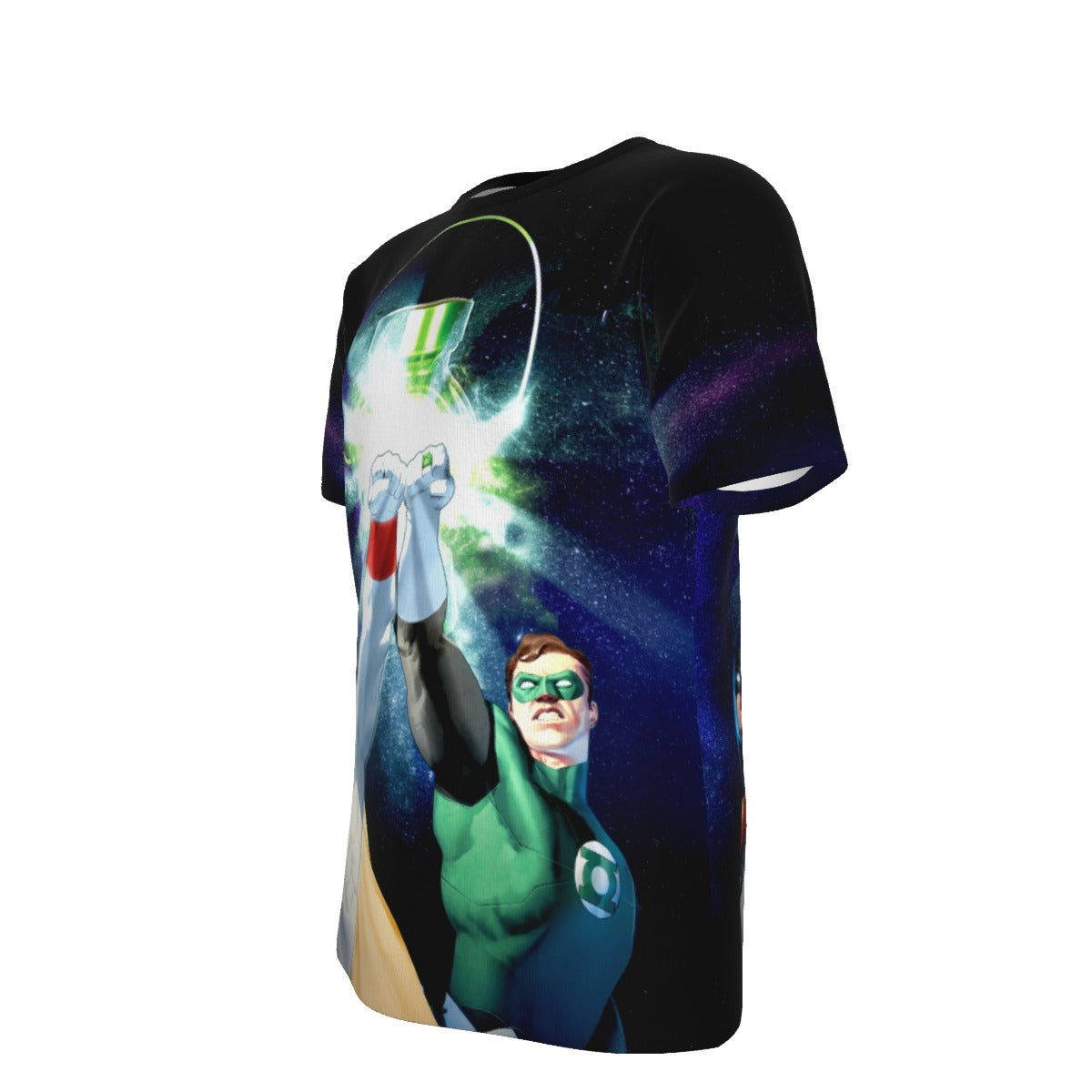 SPACE GHOST GREEN LANTERN PIN UP ALL OVER PRINT SHIRT AND TANK TOP