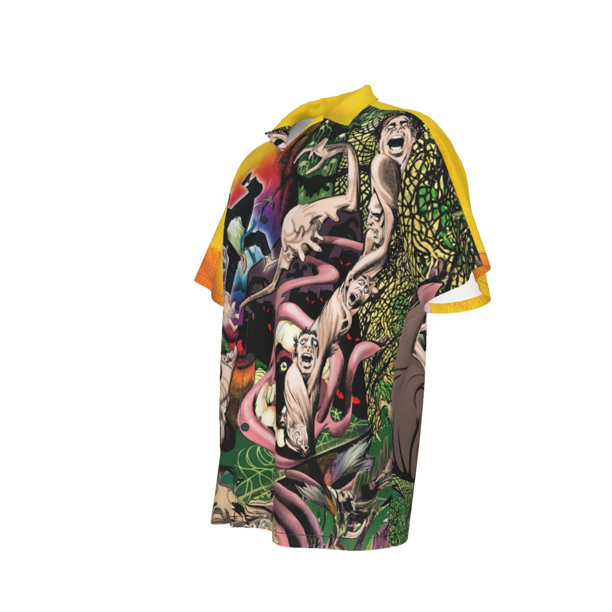 CREEPY STEVE DITKO PIN UP ALL OVER PRINT SHIRT AND TANK TOP