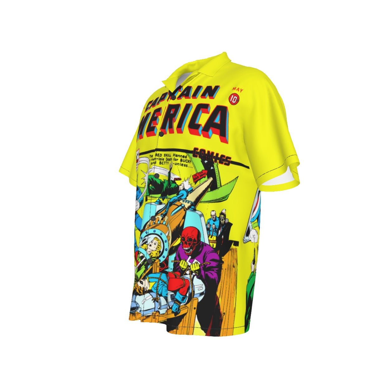 CAPTAIN AMERICA COMICS 3 READY OVER PRINT SHIRT AND TANK TOP