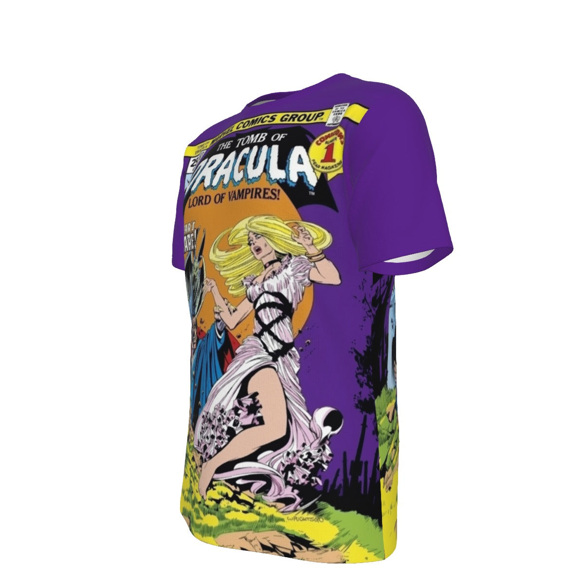 TOMB OF DRACULA 43 ALL OVER PRINT SHIRT AND TANK TOP-BERNIE WRIGHTSON ART