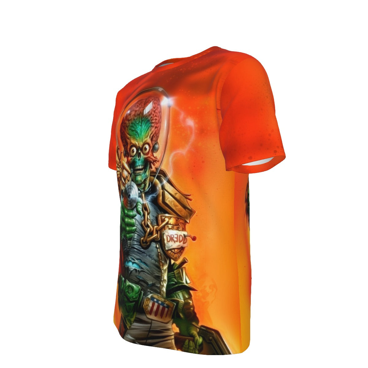 MARS ATTACK JUDGE DREDD 2 ALL OVER PRINT SHIRT AND TANK TOP