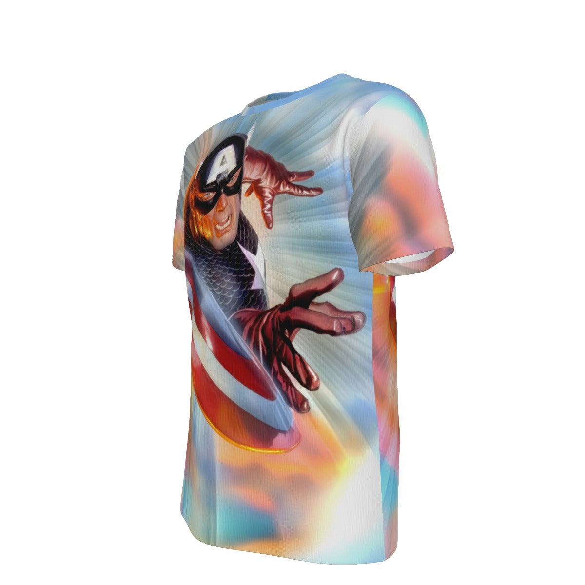 CAPTAIN AMERICA THROW All Over Print Shirt & Tank Top - ALEX ROSS ART