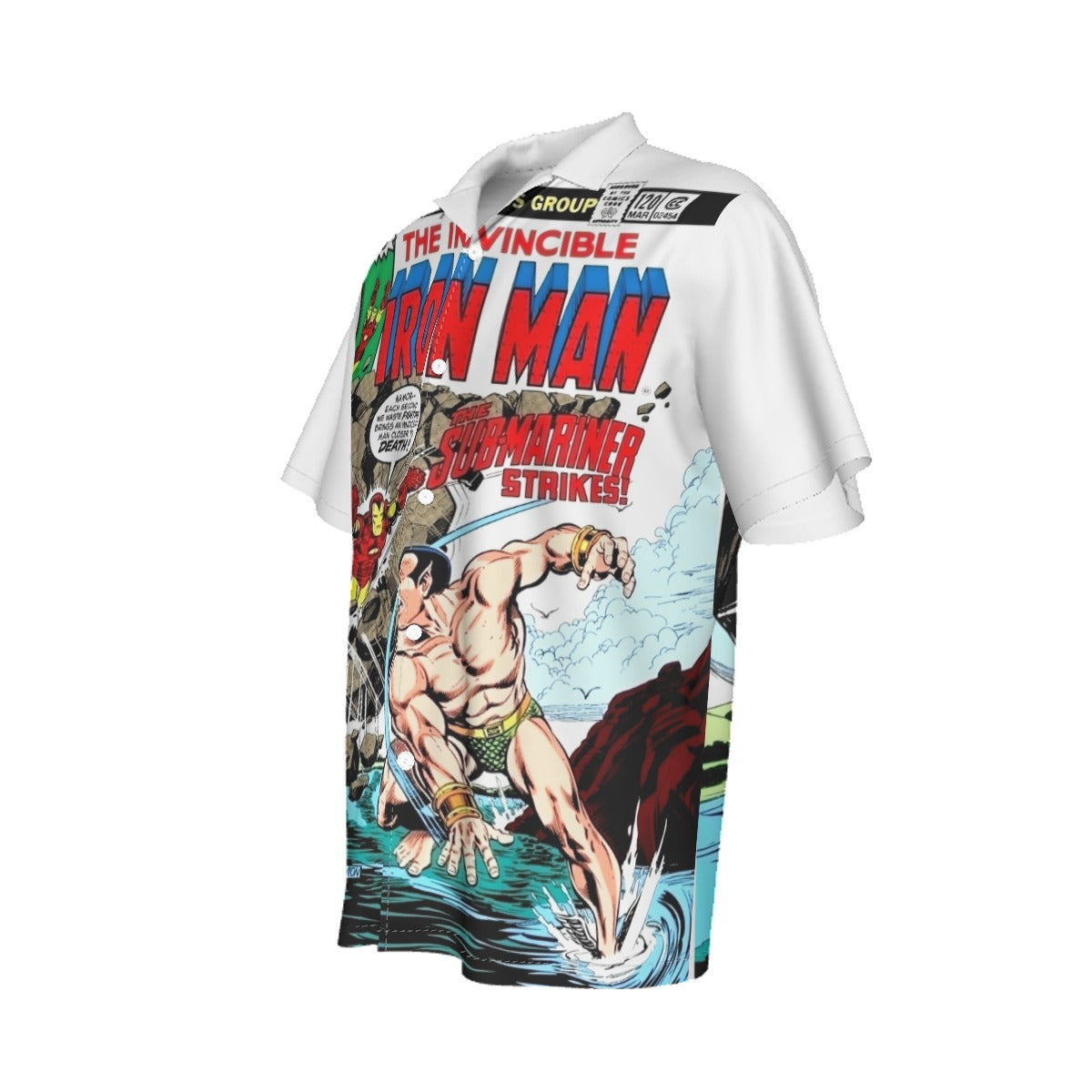 IRON MAN 120 ALL OVER PRINT SHIRT AND TANK TOP - BOB LAYTON ART