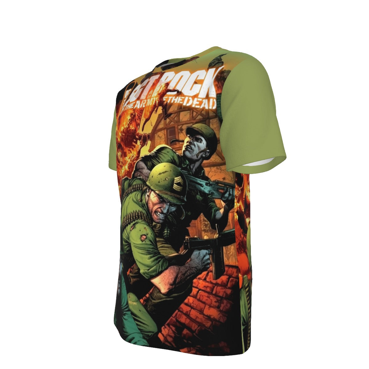 SGT ROCK VS ARMY OF THE DEAD ALL OVER PRINT SHIRT AND TANK TOP