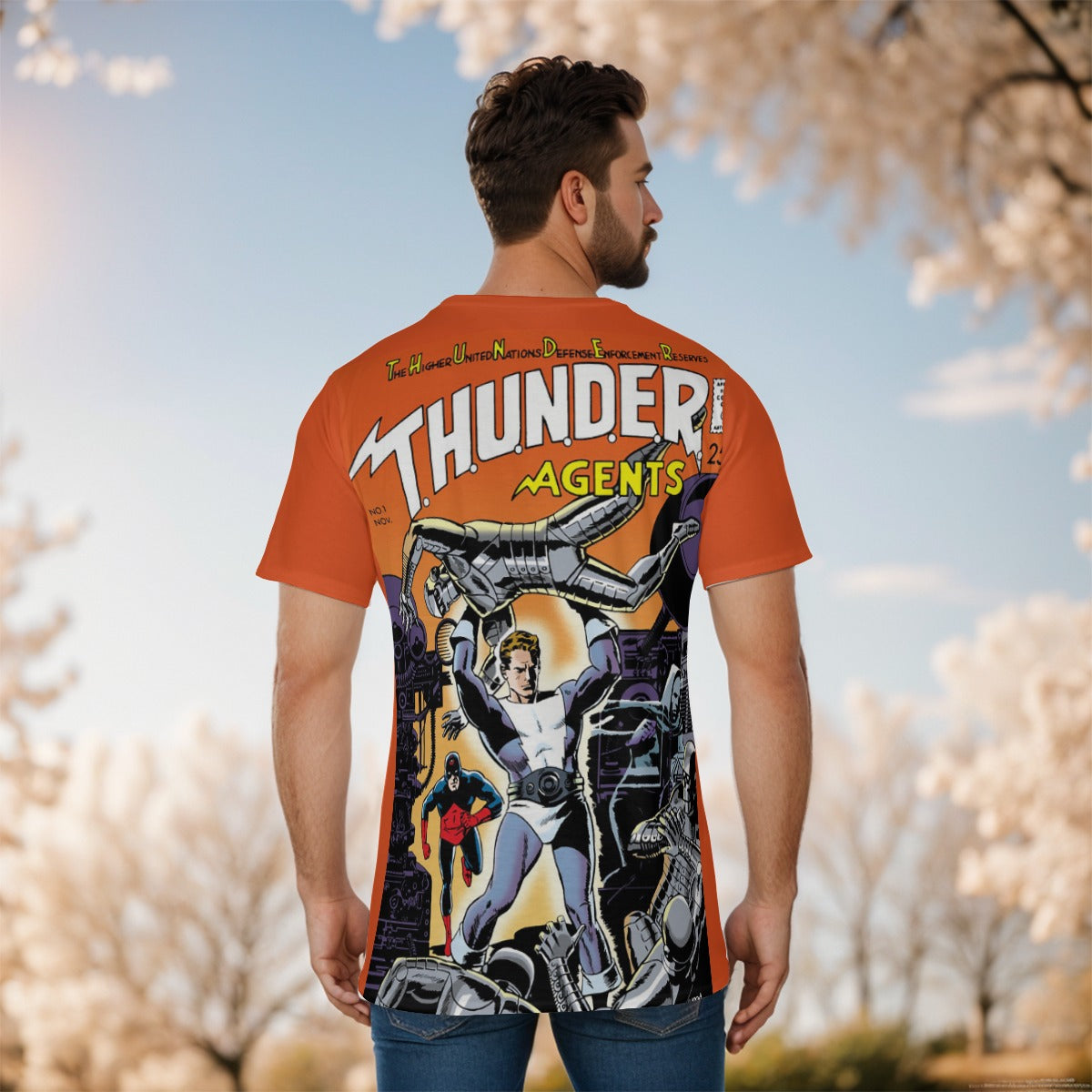 THUNDER AGENTS 1 ALL-OVER PRINT SHIRT - WALLY WOOD ART