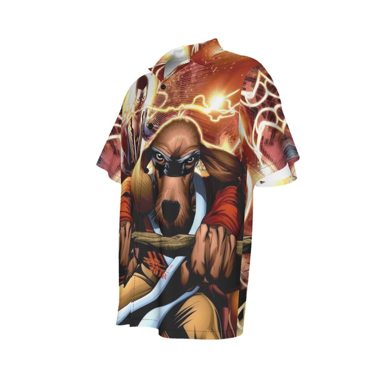BLACK LIGHTNING HONG KONG FOOEY ALL OVER PRINT SHIRT AND TANK TOP
