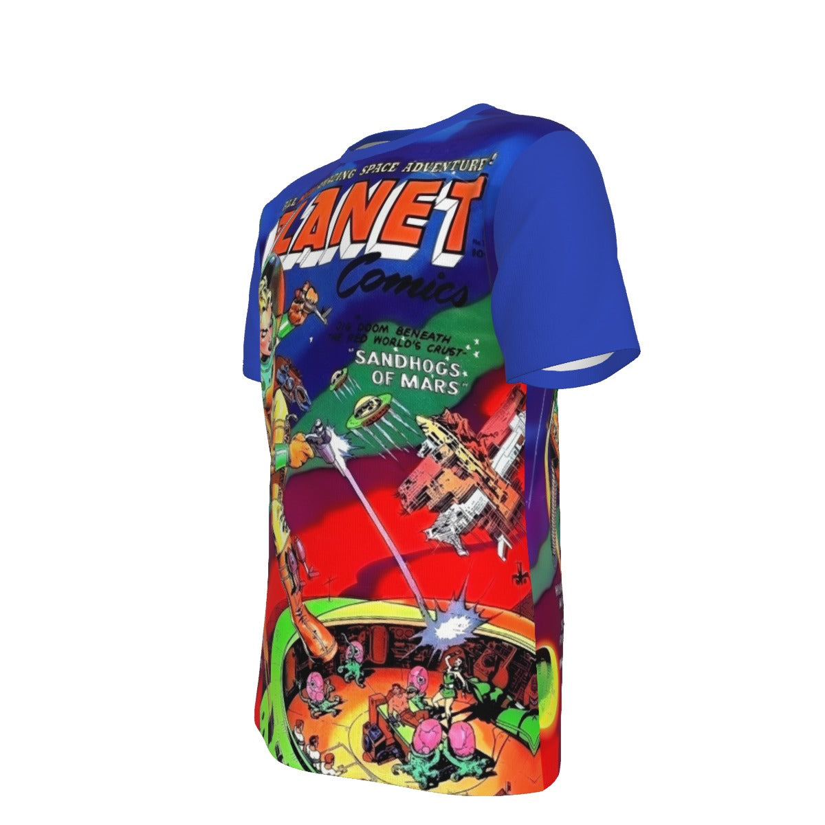 PLANET COMICS 71 ALL OVER PRINT SHIRT AND TANK TOP