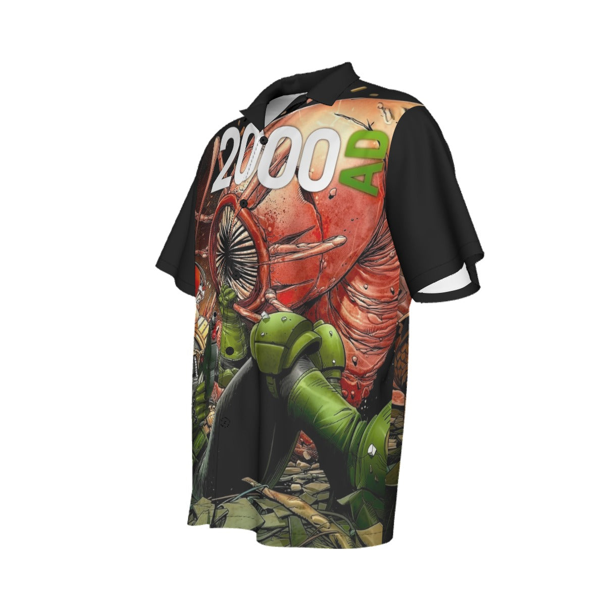 JUDGE DREDD 2000AD  1872 ALL OVER PRINT SHIRT AND TANK TOP